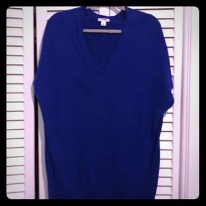 Old Navy royal blue sweater tunic